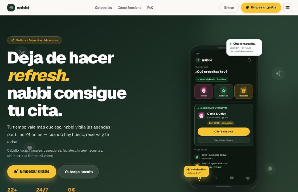 Nabbi — Beauty, wellness & pet services marketplace